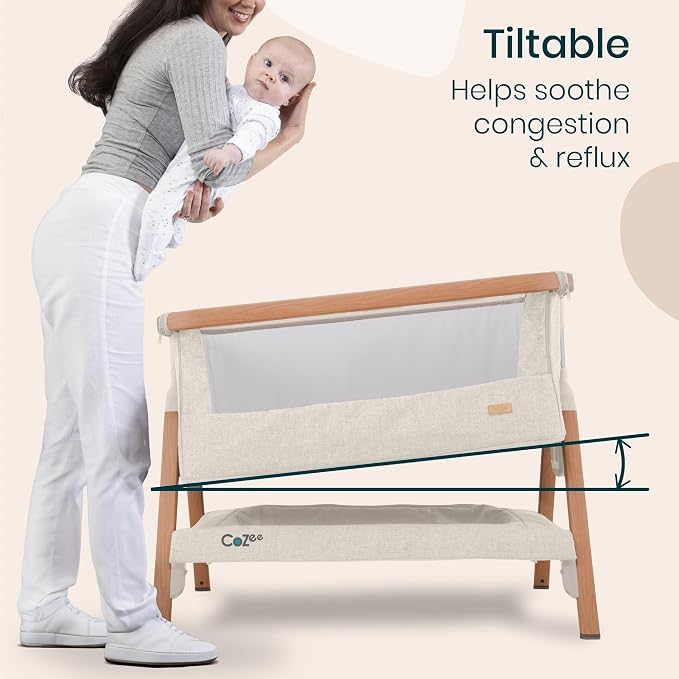 CoZee® 2-in-1 Baby Bassinet & Bedside Sleeper - Image 7