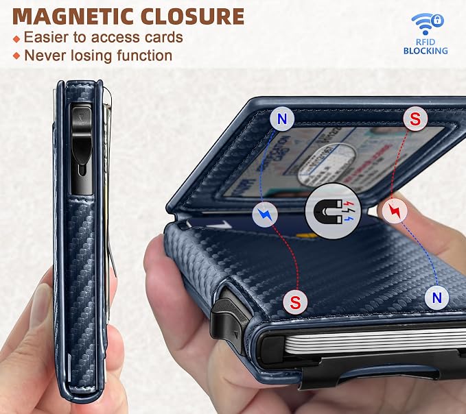 BULLIANT Men Wallet, Money Clip Wallet Slim - Image 3