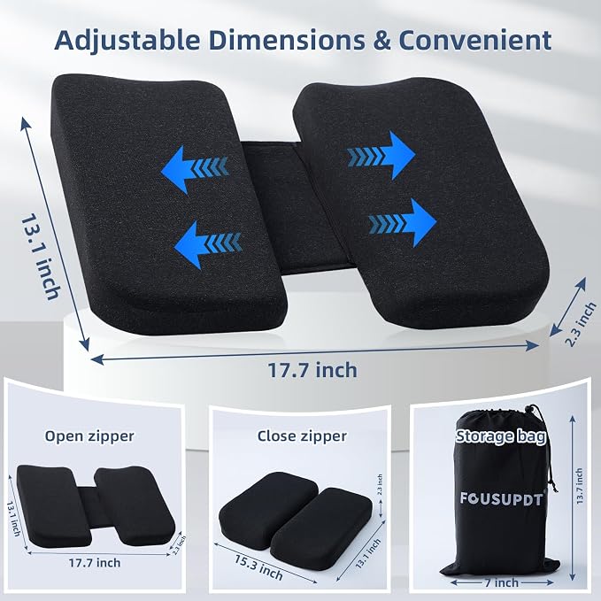 Adjustable Seat Cushion, Memory Foam Seat Cushion - Image 4