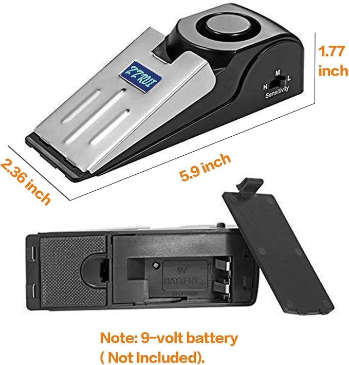 ZZRUI 2 Pack Door Stop Alarm - Image 5