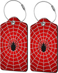 Spider Web 2-Pcs Premium Leather Tags by Unknown