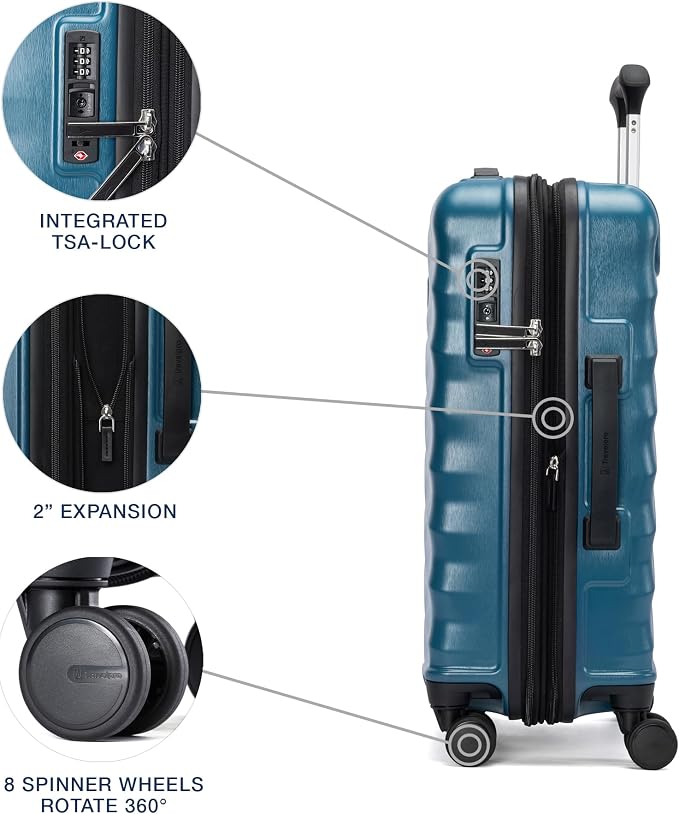 Travelpro Maxlite Air V2 Hardside Expandable Carry on Luggage, 8 Spinner Wheels - Image 4