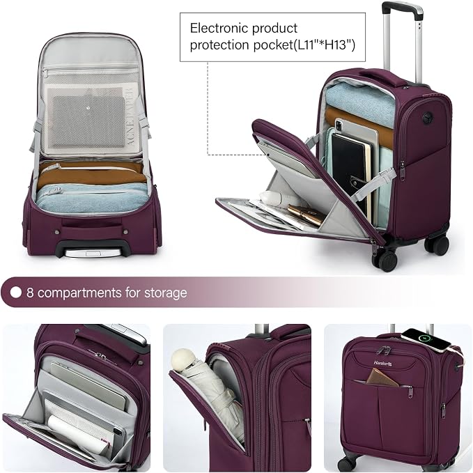 Hanke Underseat Carry On Luggage - Image 5