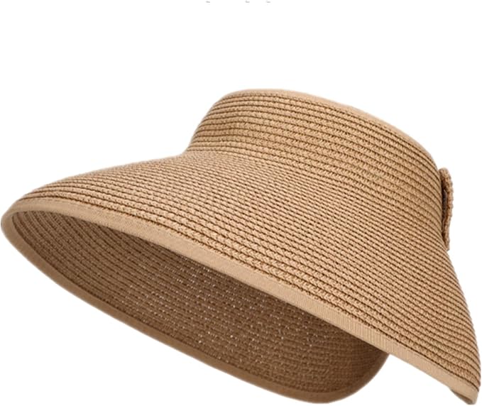 Womens Sun Visor Hat Straw Sun Visors by Unknown