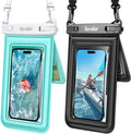 [Floatable 2 Pack Floating Waterproof Phone Pouch Case Up to 8.5", IPX8 by BERSILER
