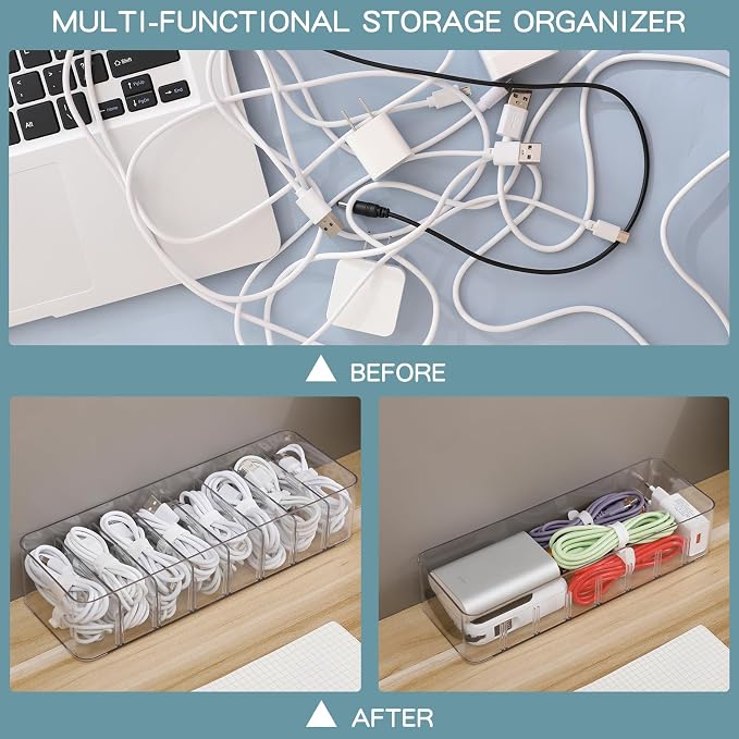 Yesesion 4 Pack Cord Organizer Box - Image 3