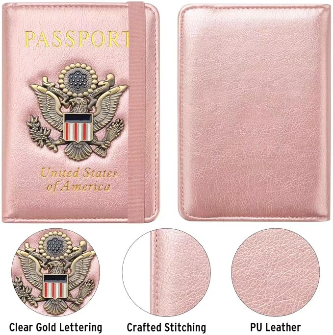 Passport Holder for Travel Passport Cover for Men Passport Wallet Case - Image 5