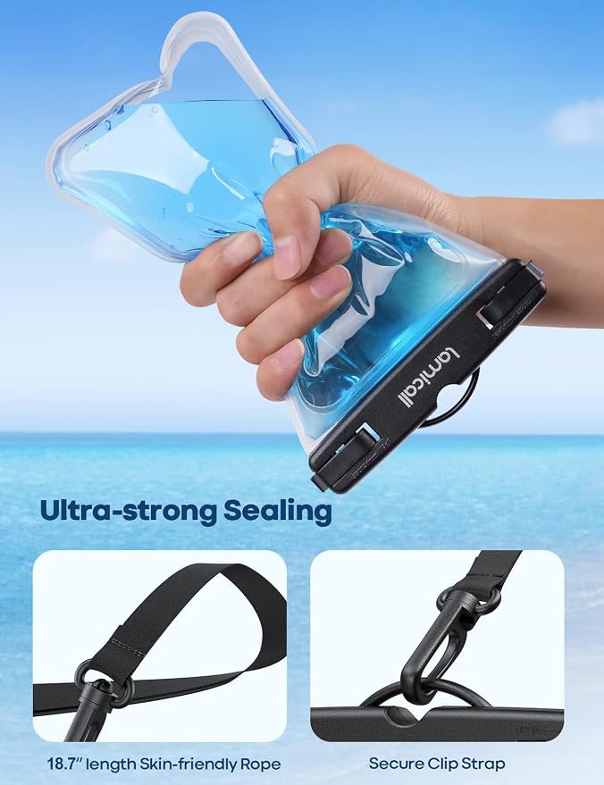 Lamicall Waterproof Phone Pouch Case - Image 5