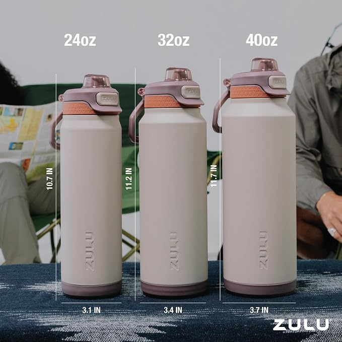 ZULU Powerfill Pro 32oz Stainless Steel Water Bottle - Image 7