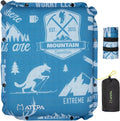 ATEPA Inflatable Stadium Seat Cushion, Self-Inflating Memory Foam Stadium Seats by ATEPA