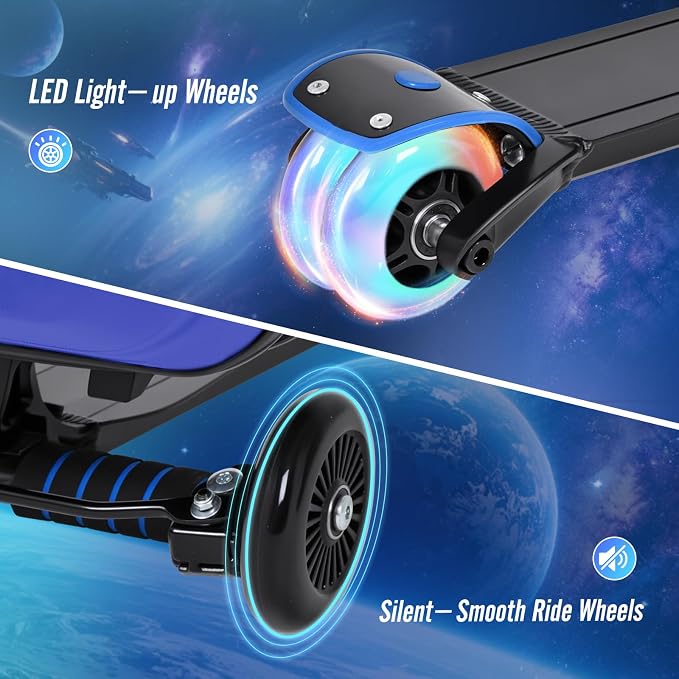 smilesun Scooter Suitcase for Kids & Adults, Foldable Carry On Travel Luggage - Image 6