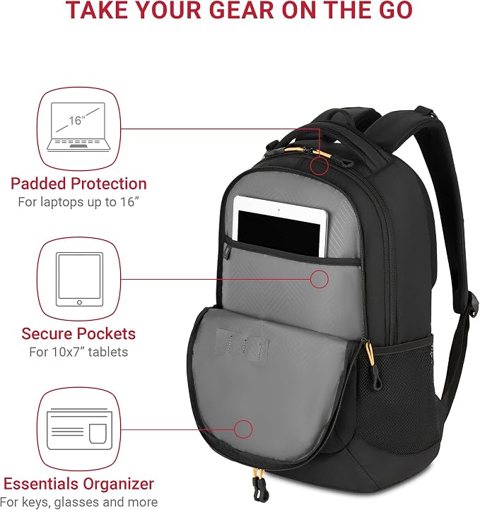 SwissGear Cecil 5505 Laptop Backpack - Image 2