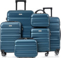 Merax Luggage Sets 6 Piece Hardshell ABS Suitcases by Merax