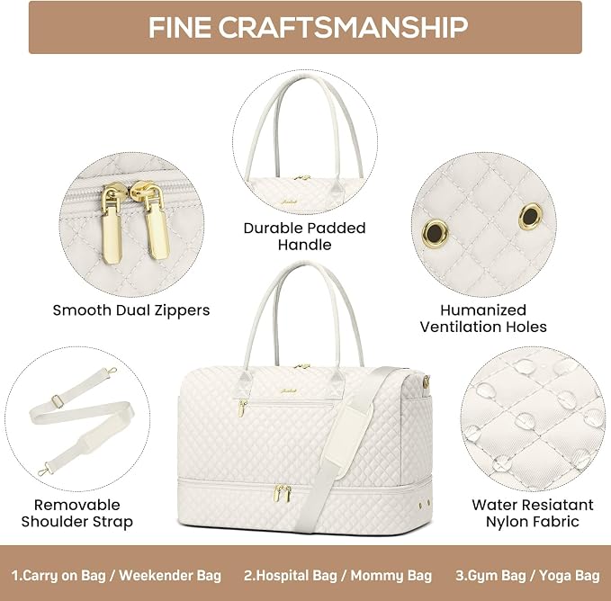 Travel Overnight Bag Weekender Bags - Image 5