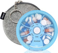 INVODA Weekly Pill Organizer 7 Compartment Rotating Pill Box by INVODA