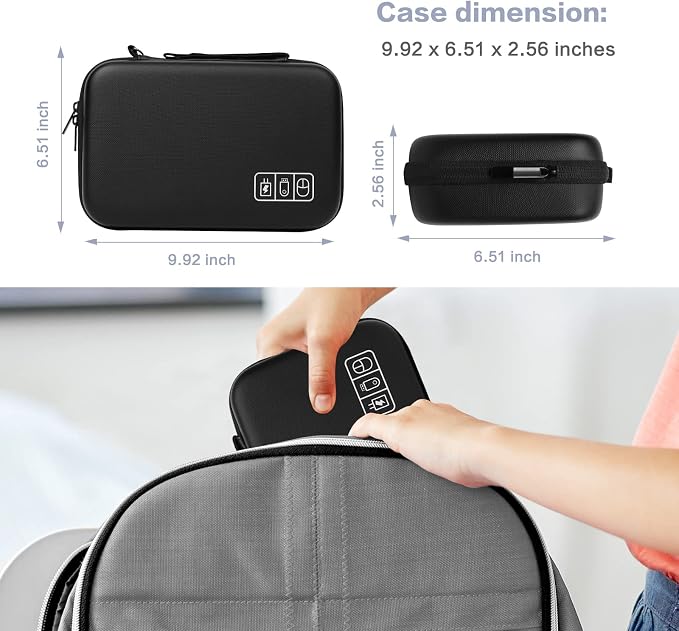 MOSISO Electronic Organizer Travel Case Compatible - Image 4
