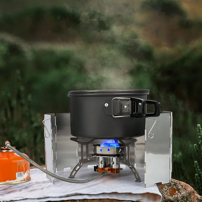 Odoland 3500W/6800W Windproof Camp Stove Camping Gas Stove - Image 2