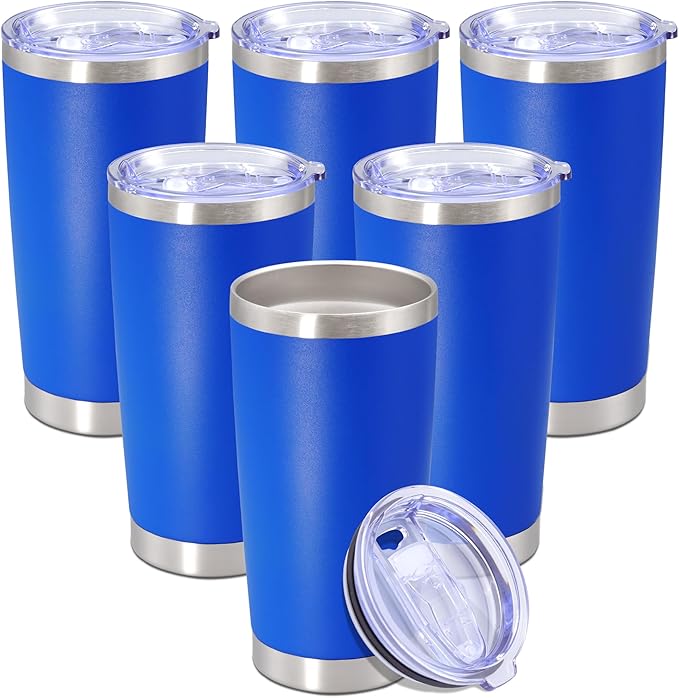 20 oz Tumbler with lid Double Wall Vacuum Insulated Tumblers Stainless Steel by Providethebestproducts