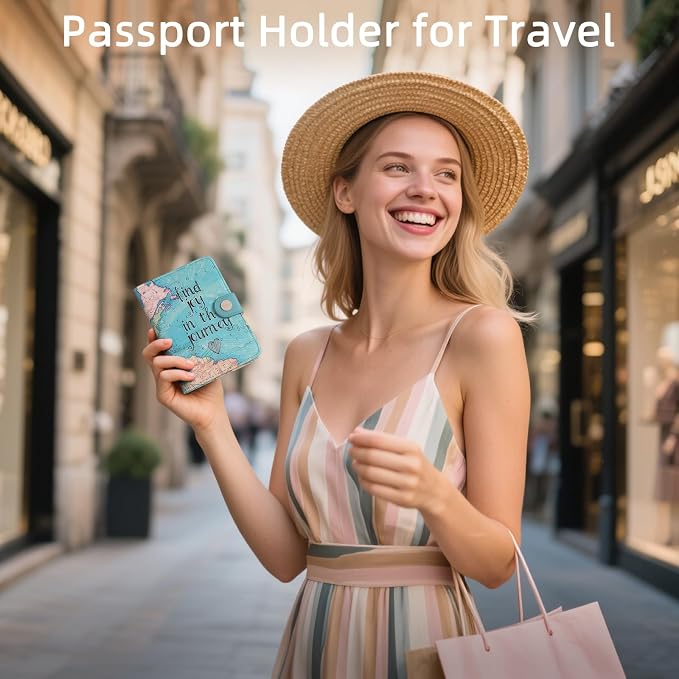 ZOPPEN Passport Holder Women, Passport Cover Travel Wallet Rfid Blocking - Image 5