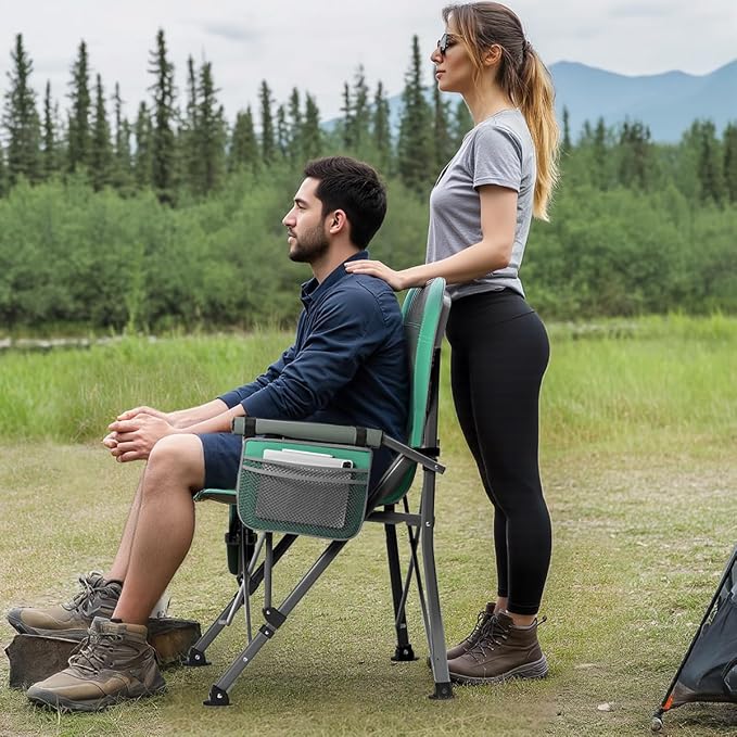 Oversized Camping Chair for Adults Heavy Duty, Heavy Duty Lawn Chair - Image 7
