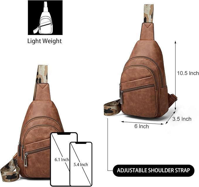Sling Bag Crossbody Bags for Women Small Cross Body Bag Fanny Packs Chest Sling - Image 3