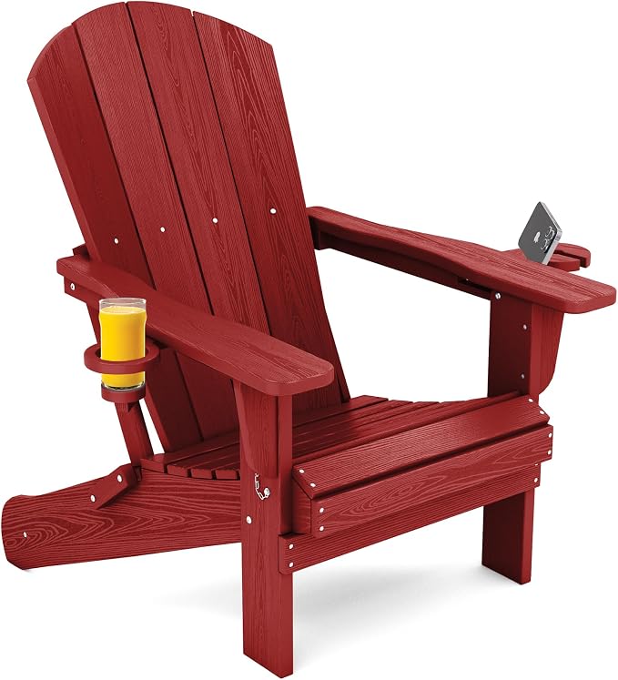 SERWALL Adirondack Chair with Cup Holders by SERWALL