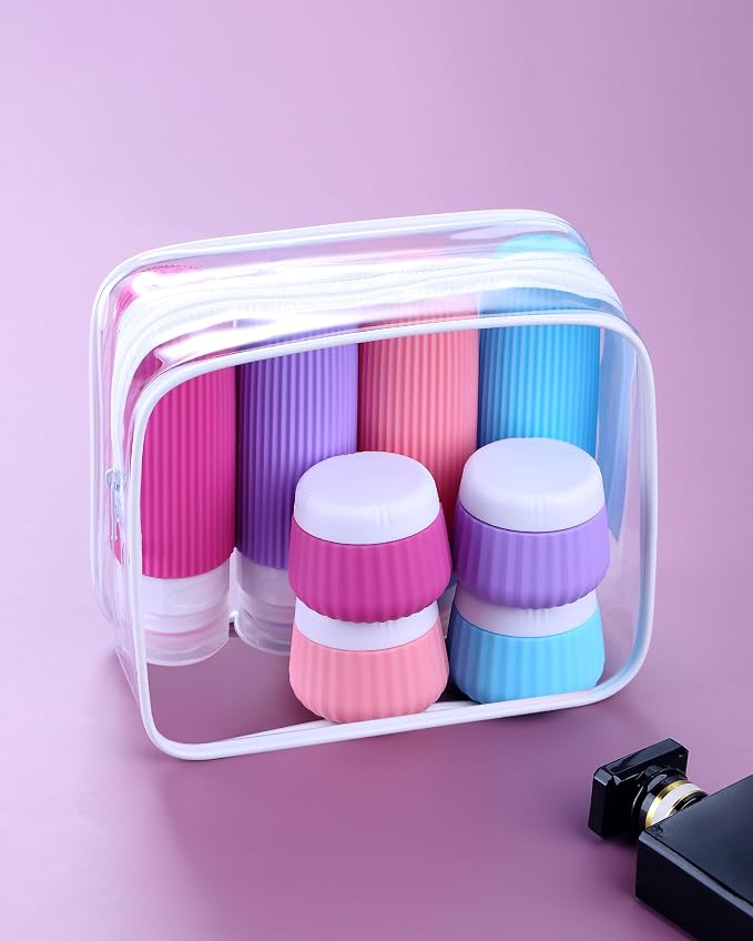 Travel Bottles for Toiletries 8 Pack, Tsa Approved Travel Size Toiletries 3 oz - Image 5