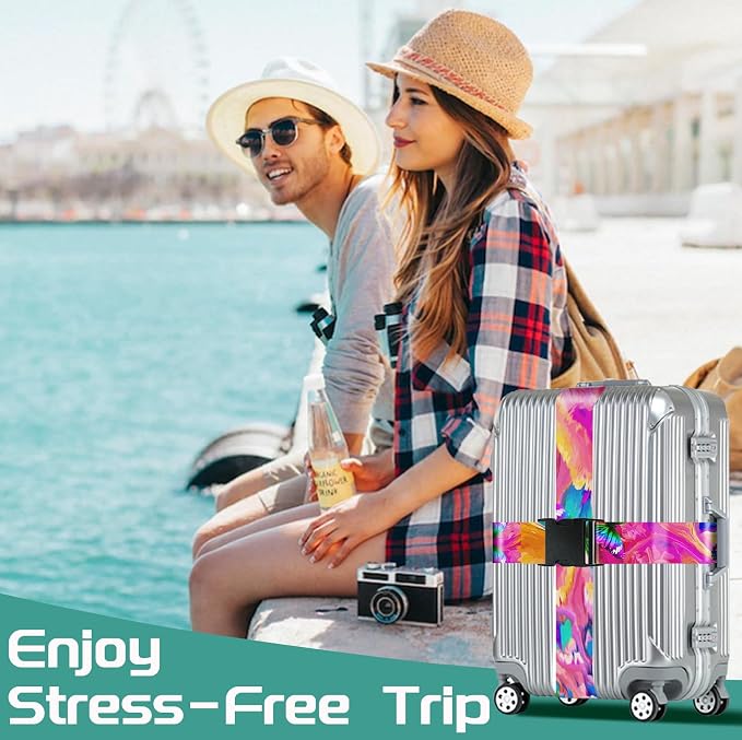 Slohif Luggage Straps for Suitcases Travel Belt Accessories Luggage Connector - Image 7