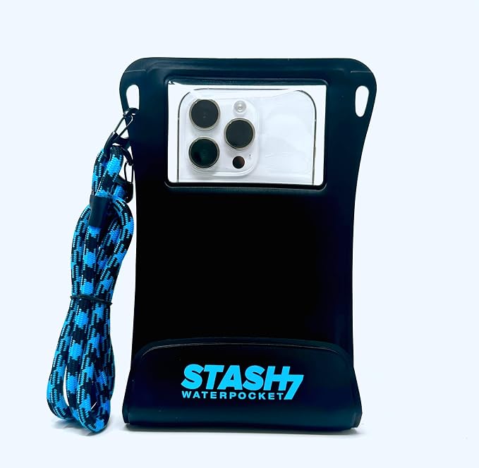 Waterproof Phone Pouch w/Long Lanyard | IPX8 Adventure Grade Cellphone Dry Bag by Stash7