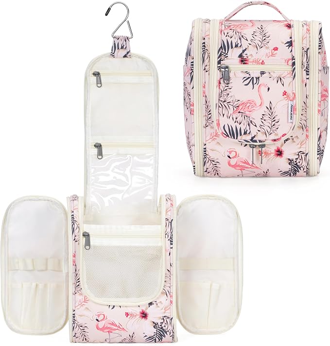 Narwey Small Hanging Toiletry Bag Women Travel Makeup Bag Organizer Toiletries by Narwey