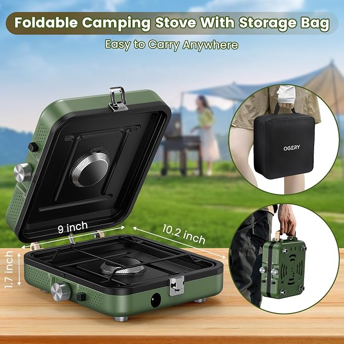 OGERY 2-Burner Foldable Camping Stove - Image 6