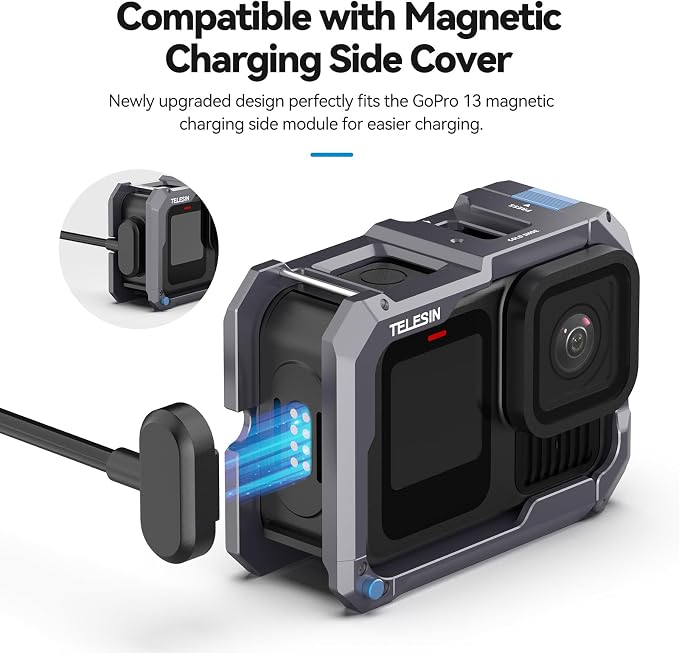 TELESIN Upgraded Aluminum Alloy Cage Frame Housing - Image 4