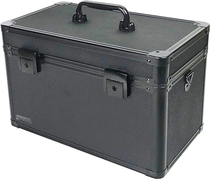 Vaultz Portable Safe Box - 14 L x 9.12 H x 8.5 Inch Large Storage Box by Vaultz