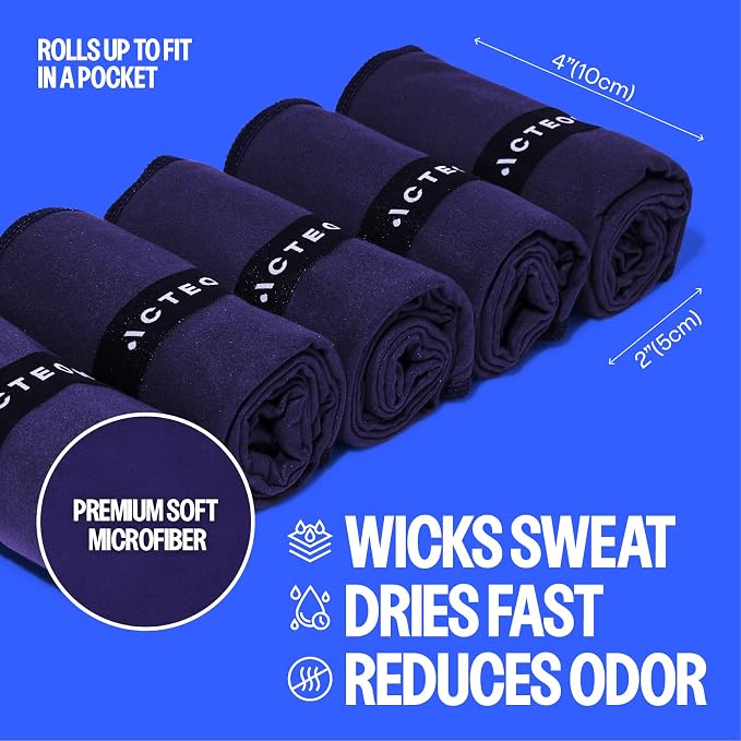 Acteon Microfiber Quick Dry Gym Towel, Fast Drying, Men & Women Workout Towels - Image 4