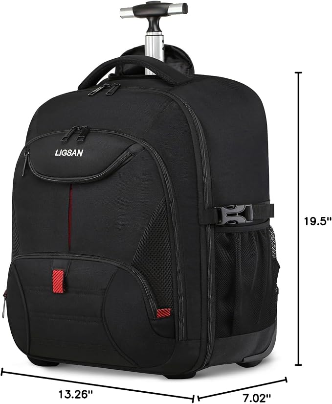 Rolling Backpack, Large Backpack - Image 7