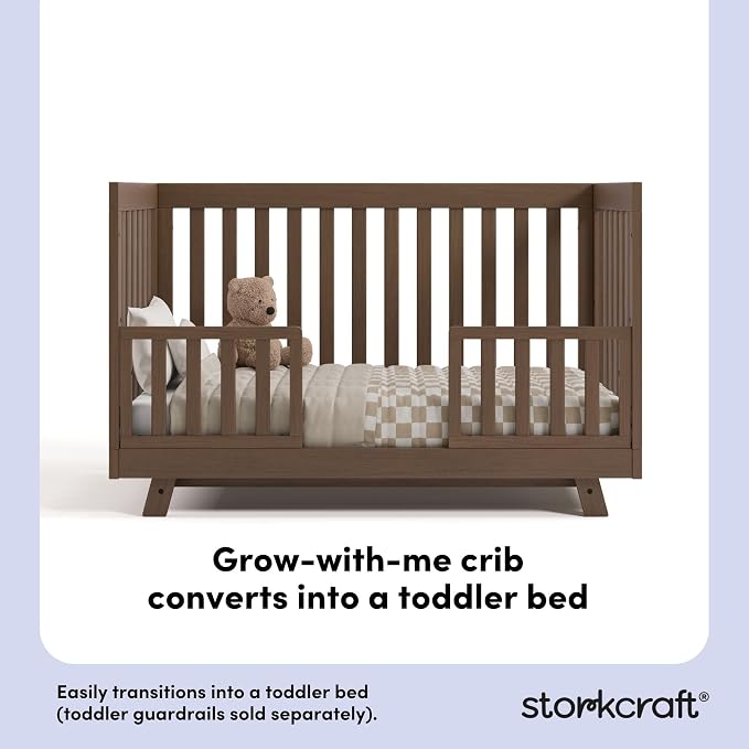 Storkcraft Beckett Grow-with-Me Convertible Crib – GREENGUARD Gold Certified - Image 6
