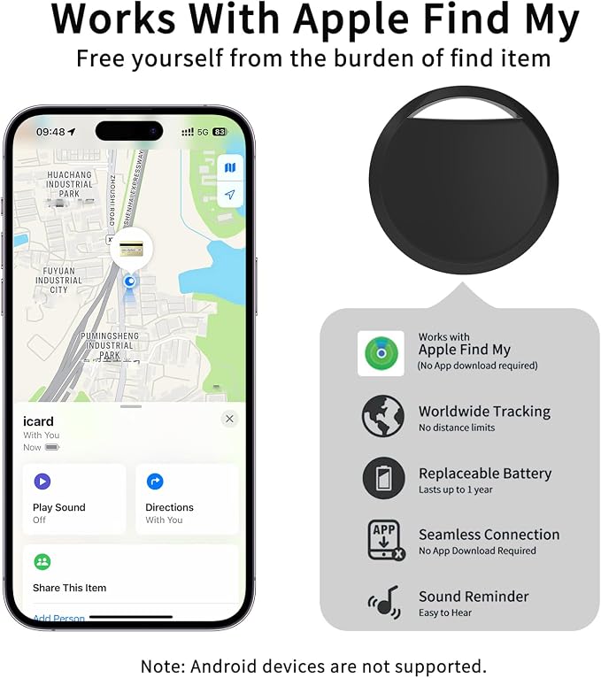 Air Tracker Tags 4 Pack Smart Tag Bluetooth Trackers Work - Image 2