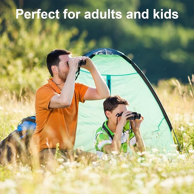 12X25 Mini Pocket Binoculars for Adults Kids, Small Compact Binoculars for Bird - Image 8