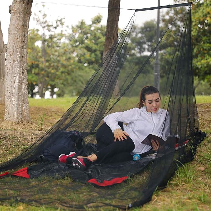 4Monster Camping Net with Carry Bag, Compact and Lightweight, Fits Bed - Image 4