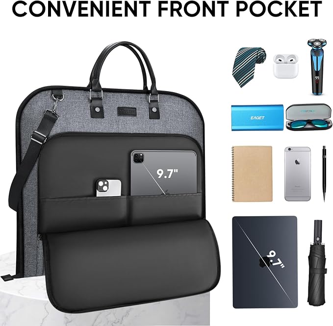 BALEINE Travel Garment Bag, Travel Suit Bag - Image 3
