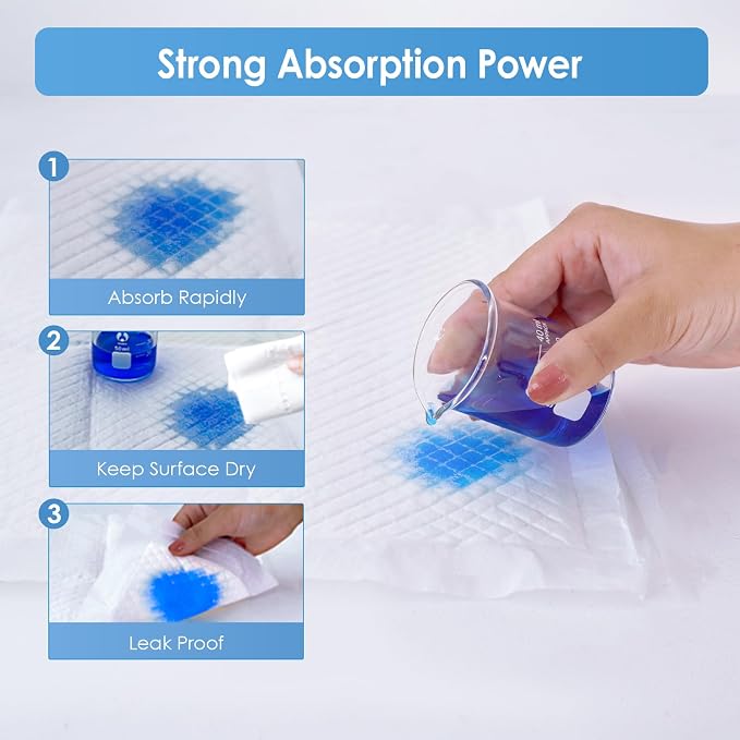 Disposable Changing Pads for Baby, 50 Pack Disposable Changing Pad Liners - Image 5