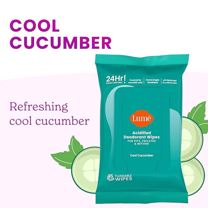 Lume Acidified Deodorant Wipes - Image 5