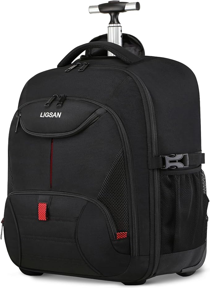 Rolling Backpack, Large Backpack by LIGSAN