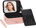 Chomeiu Makeup Bag with LED Mirror, Travel Cosmetic Train Case by Chomeiu