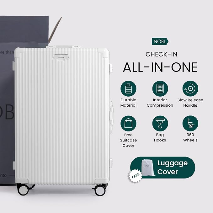 Nobl Travel Zipperless Check In Suitcase - Image 7