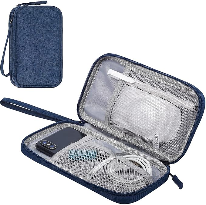 Electronic Organizer Cable Bag, Electronics Accessories Carry Cases Portable by Qinntono