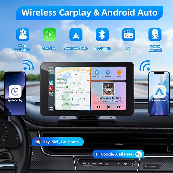 Wireless Apple Carplay and Android Auto Screen - Image 2