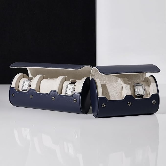 Oirlv Luxury Leather Watch Organizer Case Watch Box - Image 3