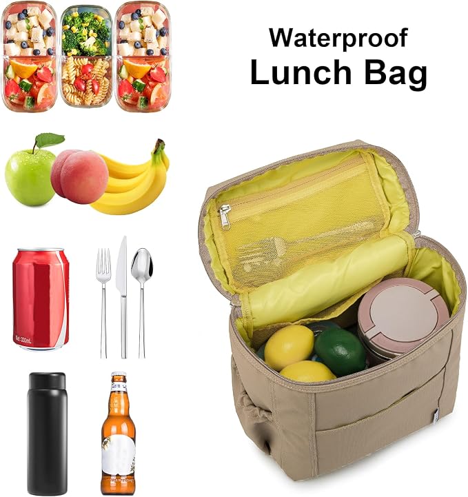NOL Natural Organic Lifestyle Insulated Lunch Bags - Image 5