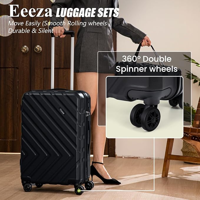 Luggage Sets 5 Piece, Suitcases - Image 4